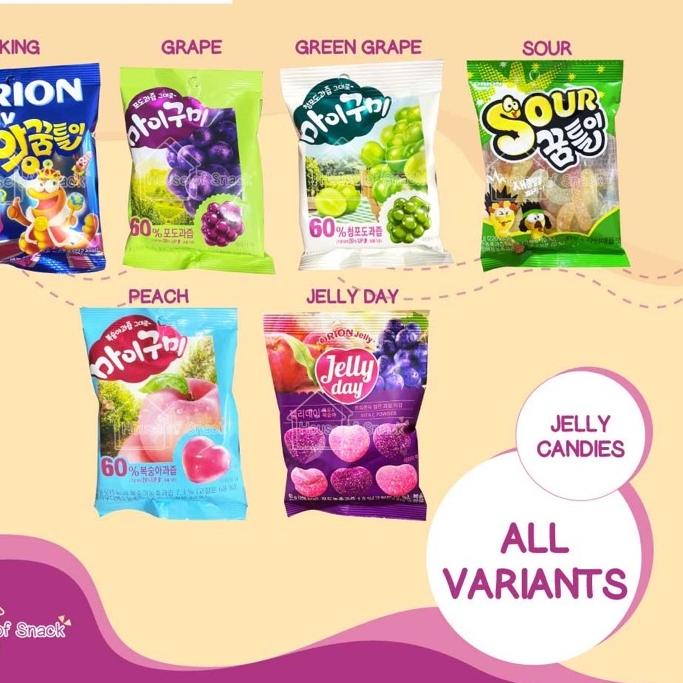 

☞ Orion Korea Jelly Candy Permen Jelly ♪