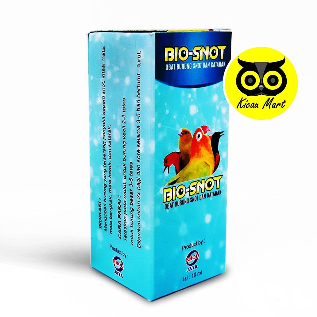 VITAMIN OBAT MATA KATARAK IRITASI BURUNG LOVEBIRD KENARI KACER MURAI BIO SNOT SIRUP EBOD JAYA BSSEJOB