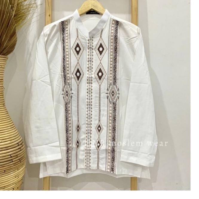 ℗ BAJU KOKO JUMBO LENGAN PANJANG, KOKO PUTIH LENGAN PANJANG (EL-04 JUMBO) ➤