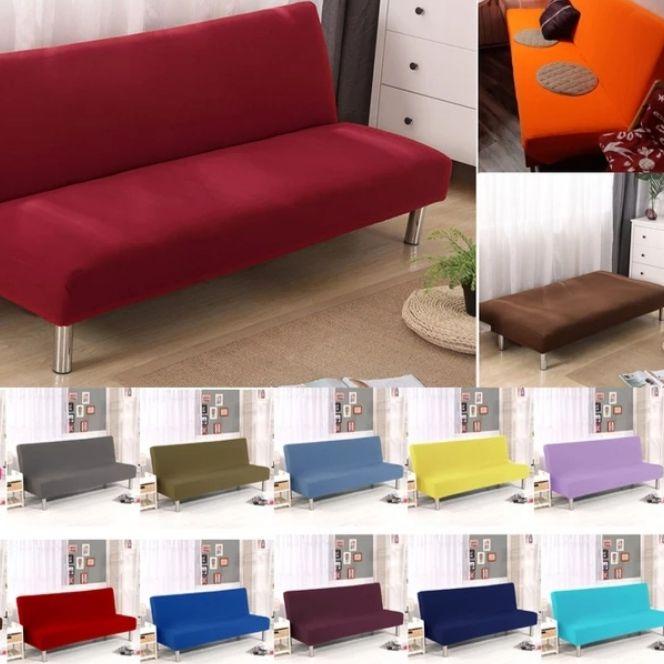☃ cover sofa bed INFORMA sarung penutup sofa  STRETCH sarung sofa bed ELASTIS ☁
