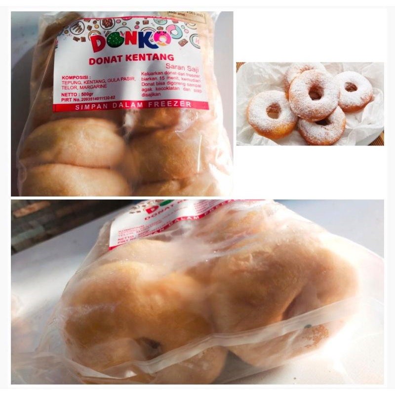 

donat kentang isi 10pcs free gula