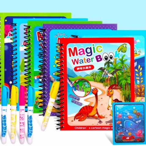 

Z78 Magic Water Book / Buku Mewarnai Ajaib / Magic Water Pen TOP PRODUCT ㄼ