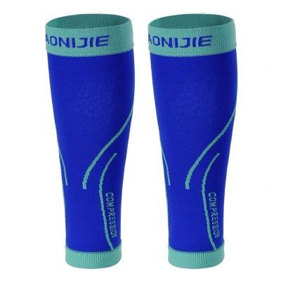 AONIJIECompression Calf Betis Leg Sleeve 1pair Sepasang Sepaket Pink Merah Muda Biru Hitam Blue Black High Quality Fabric Tight Calf Betis Pelindung Kaki Ready Stock Siap Kirim Instan Grosir Termurah Little Miss Sunshine Malang