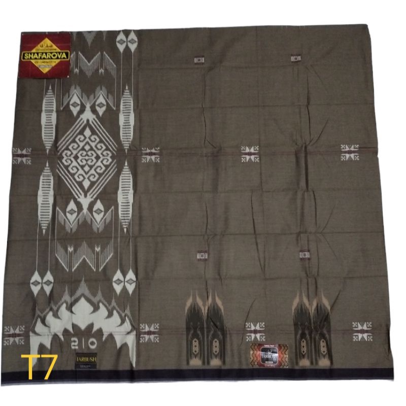 Tarbush Sarung Tenun Songket Premium Motif BHS Sutra Mesres
