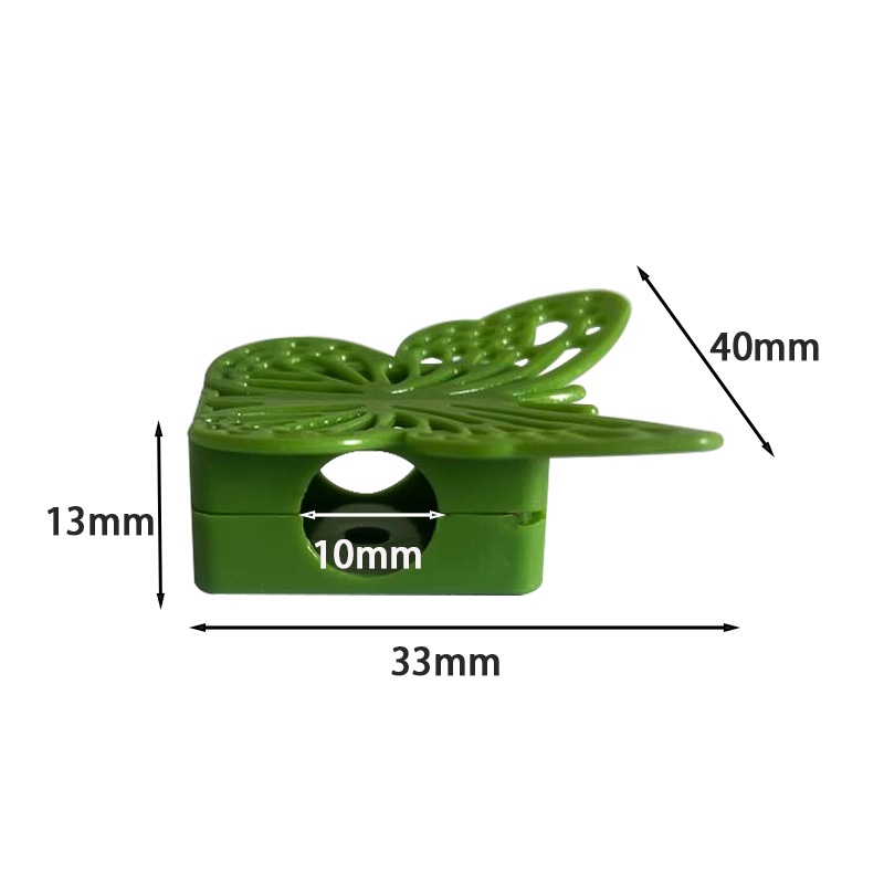 10pcs Butterfly Plant Climbing Wall Clips Self-Adhesive Garden Plant Climbing Growth Fixer Untuk Tanaman Rambat