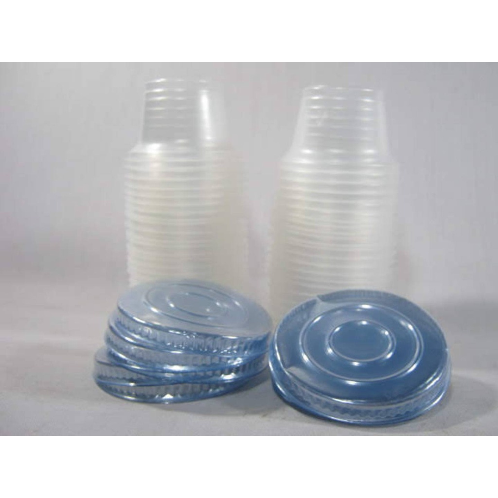 [200pcs] Cup Plastik 100 ML + TUTUP | Cup Agar agar 100 ml | Cup Ice Cream 100 ml