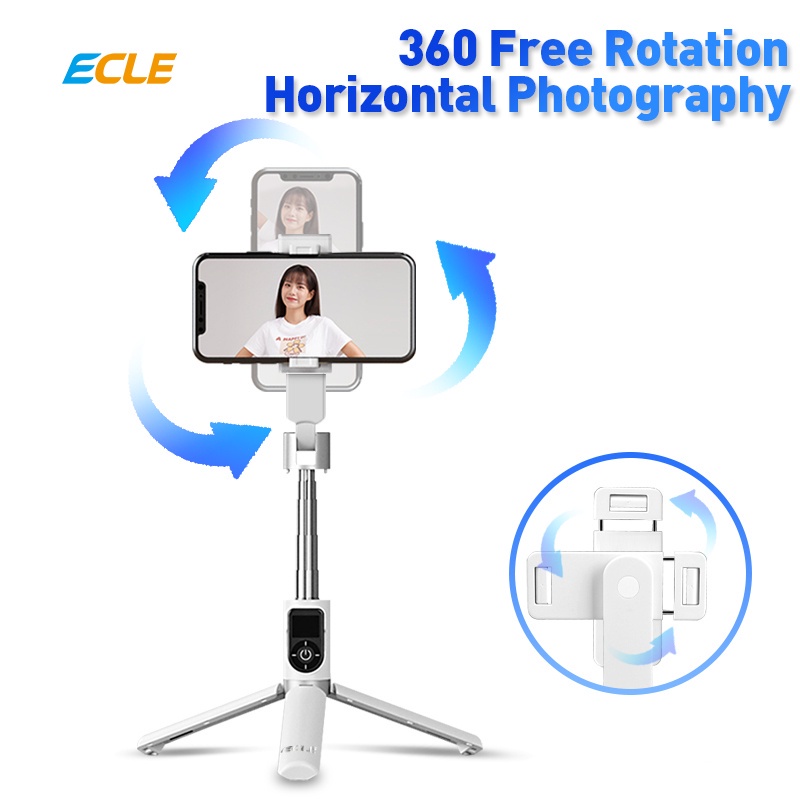 TRENDING (NEW) ECLE P70S Selfie Stick Tongsis HP Tripod Free Expansion 100cm HP Holder 3 in1