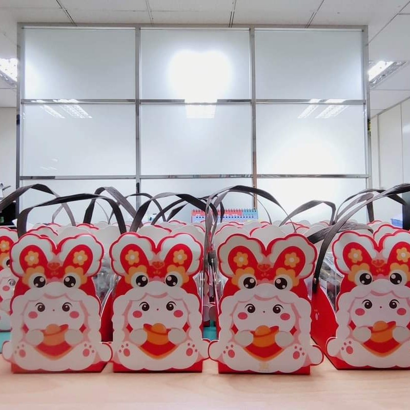 

DY PACK BOX TENTENG MOONCAKE PIA 3D BUNNY CUTE MIKA BOX 10X10X12CM
