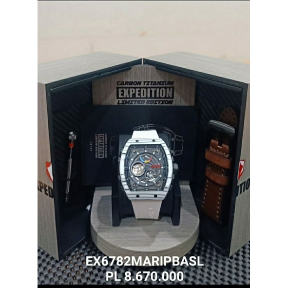 Jam Tangan EXPEDITION AUTOMATIC POWER RESERVE BONUS TALI KULIT & TOLLS Expedition 6782 E 6782 E6782 
