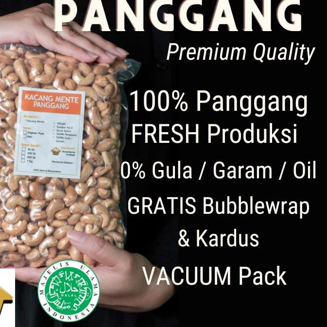 

COD✔️✔️-KACANG METE UTUH MATANG OVEN PANGGANG UTUH RASA ORI 1KG ROASTED CASHEW PLAIN UNSALTED 1KG