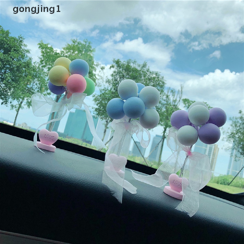 Ggg Ornamen Mobil Nodding Balon Dekorasi Dashboard Mobil Musim Semi Goyang Kepala Mainan ID