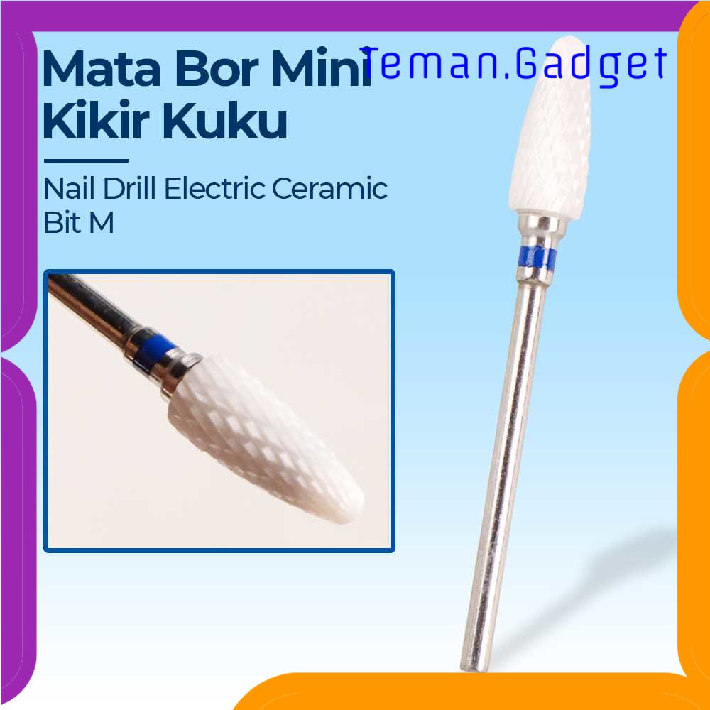 TG - PRW ERUIKA Mata Bor Mini Kikir Kuku Nail Drill Electric Ceramic Bit M - ER4