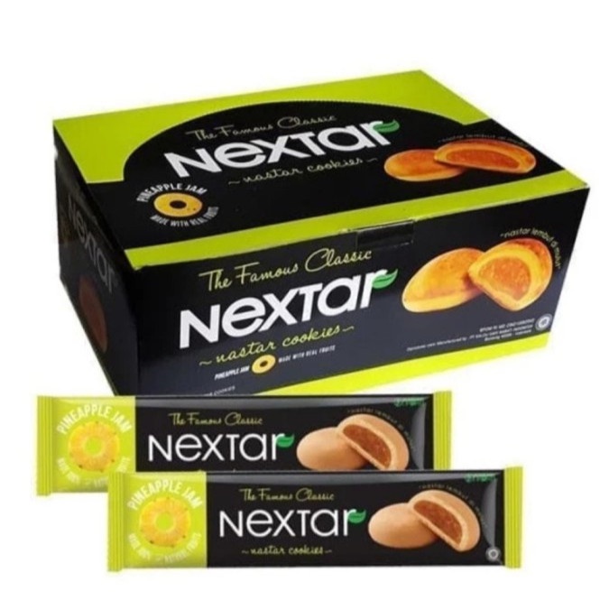 

NEXTAR NANAS NEW nextar nastar cookies 340g 1BOX ISI 34 GR X 10