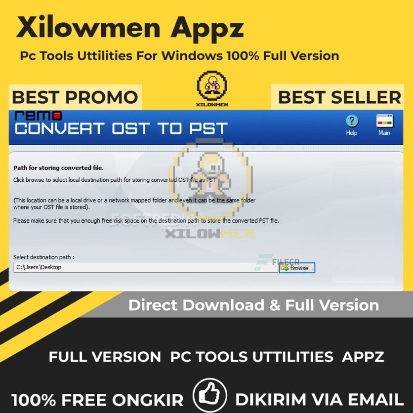 [Full Version] Remo Convert OST to PST Pro PC Tools Software Utilities Lifetime Win OS