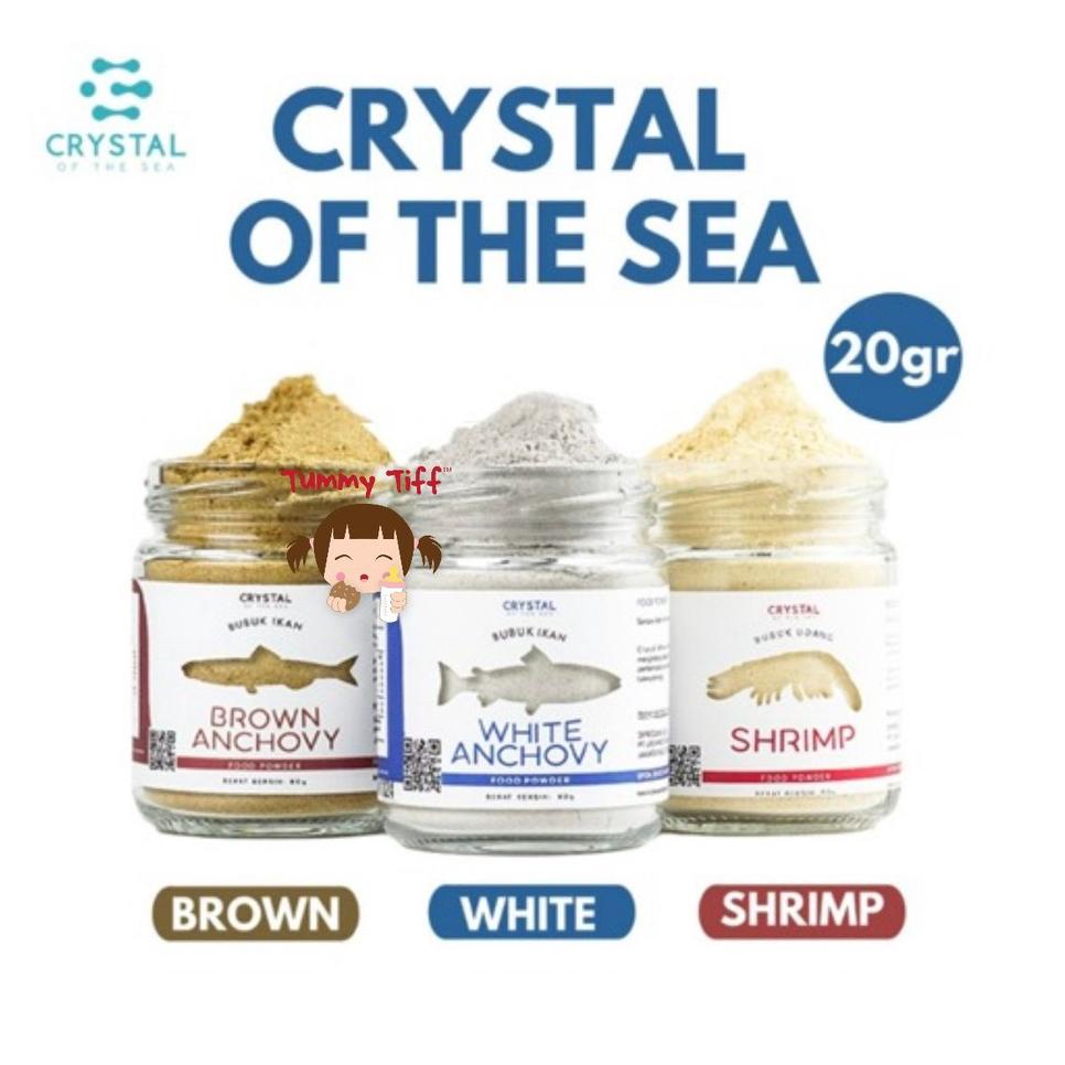 

Terlaris Today Crystal of the Sea (20g) BPOM White Anchovy Food Powder / Bubuk Ikan Teri Nasi Putih / mpasi pura kaldu teri kaldu gabus tinggi albumin 