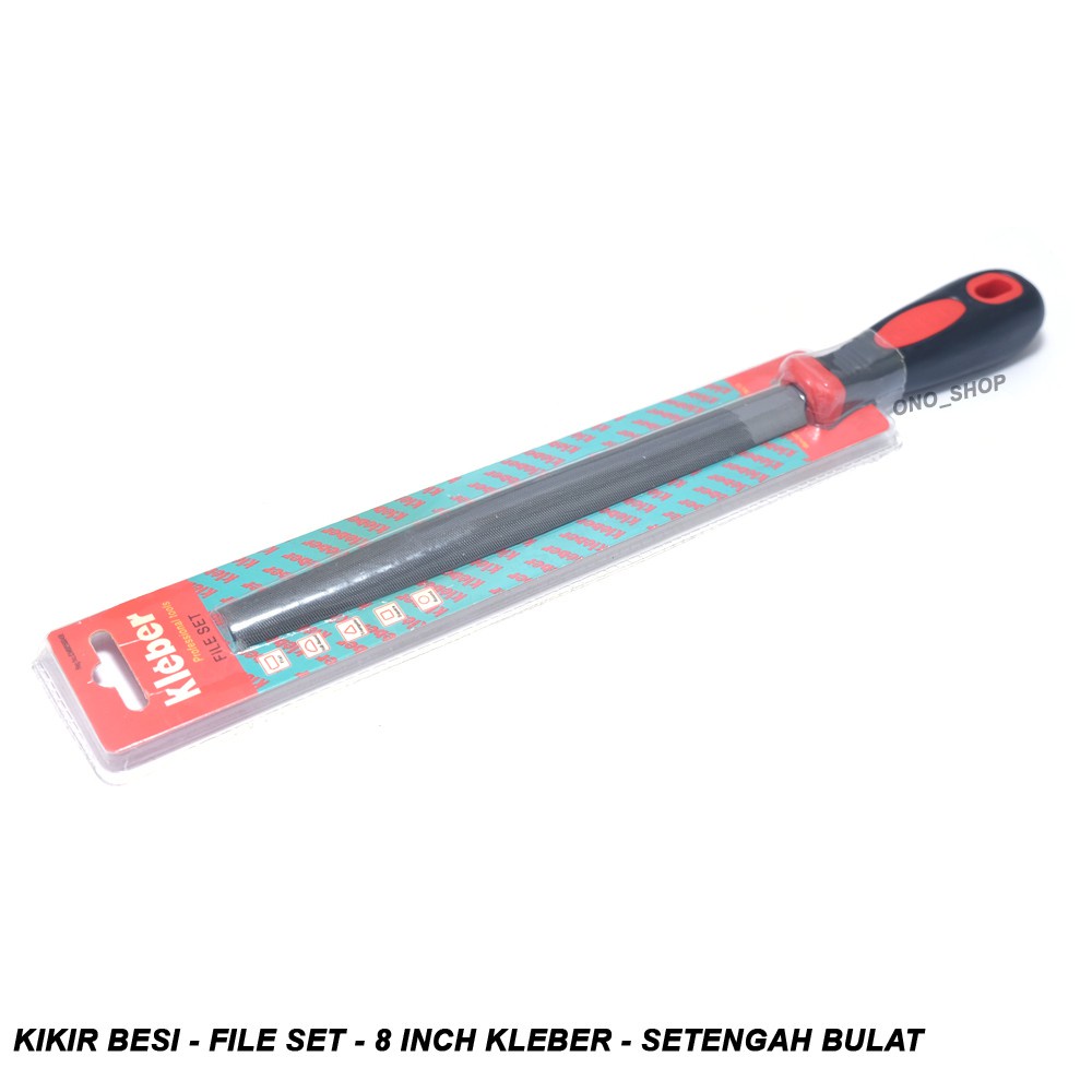 

Terlaris ✨ -Kikir Besi - File Set - 8 Inch Kleber - Setengan Bulat - LYK 100-257- 2.2.23