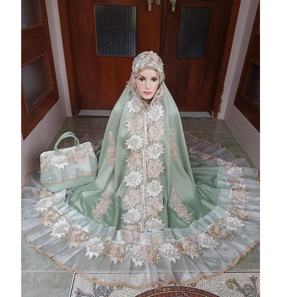 Stok Terbatas Mukena Sutera Velvet Premium / Mukena Dewasa / Mukena Mewah / Mukena Elegan / Mukena T