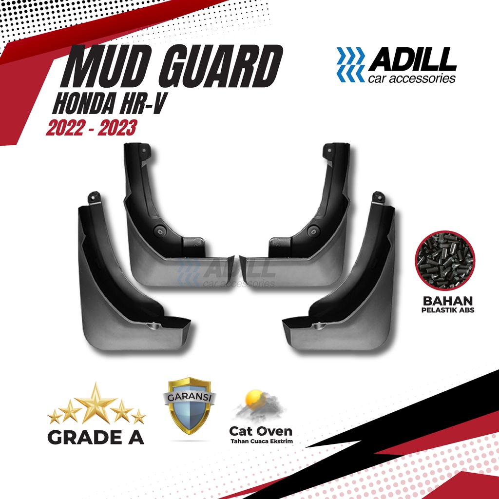 Mudguard HRV 2022-2023 / Pelindung Lumpur HRV 2022 - 2023 - Aksesoris Honda HRV