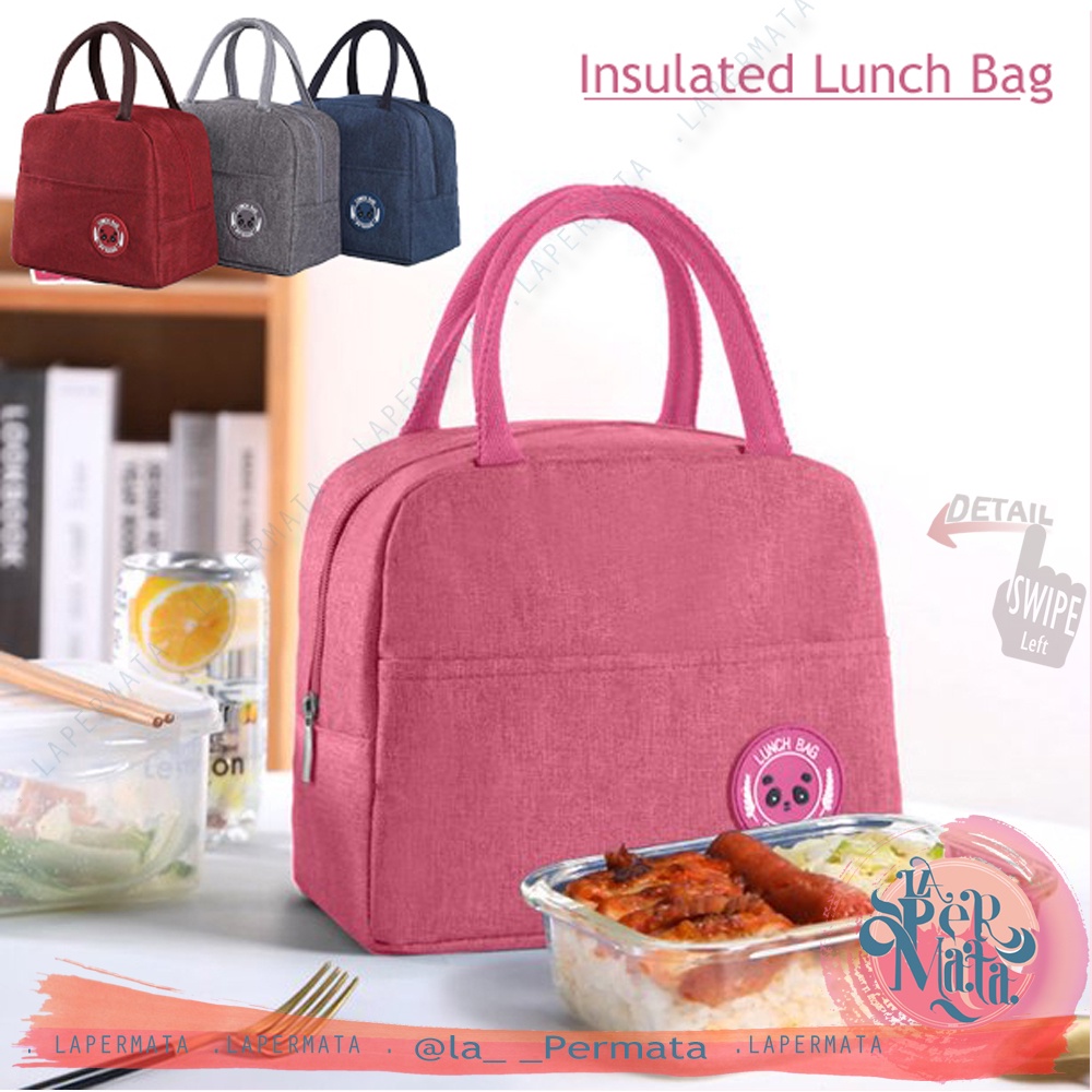 TAS BEKAL Karakter BRIVILAS Insulated Lunch Bag Cooler Box Bekal Makanan Murah - LPM Shop