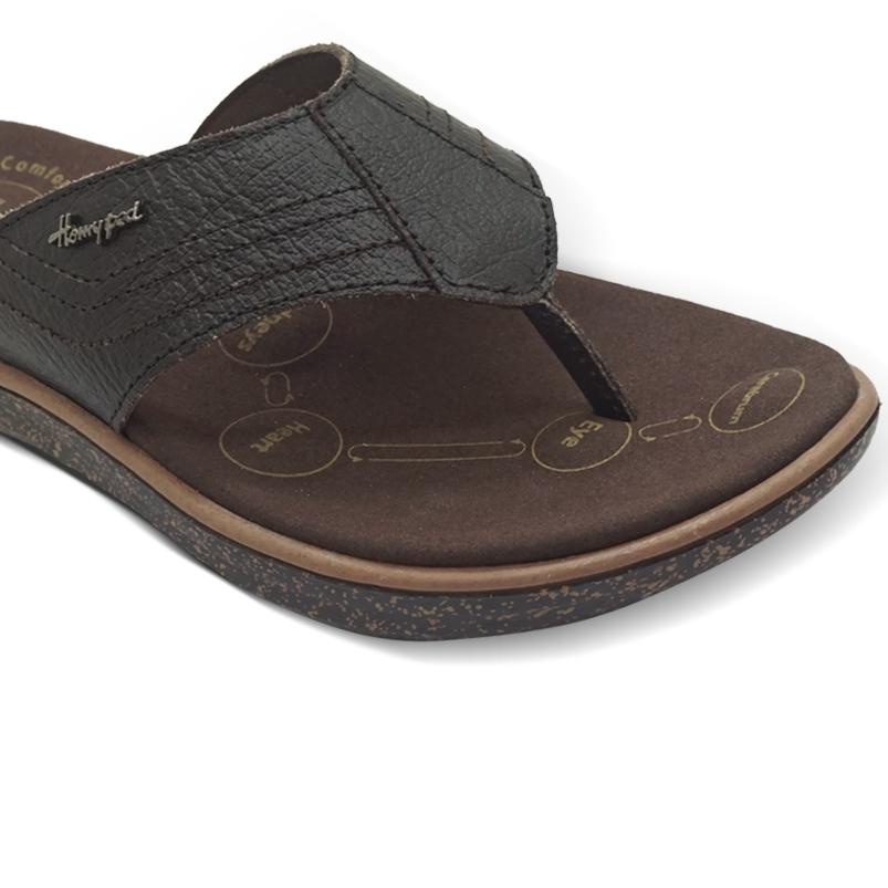 ♖ Homyped Alfapro 01 Sandal Jepit Kulit Terapi Pria ✭