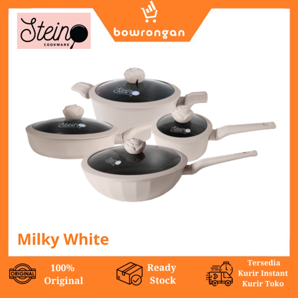 STEIN Glamour Rose Set 4 in 1 Panci Set Anti-Lengket Granite German