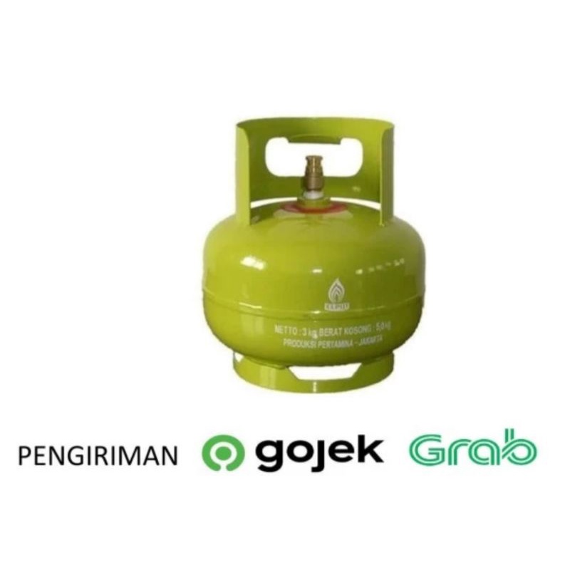 TABUNG GAS ELPIJI MELON 3 KG PLUS ISI BERSEGEL LPG