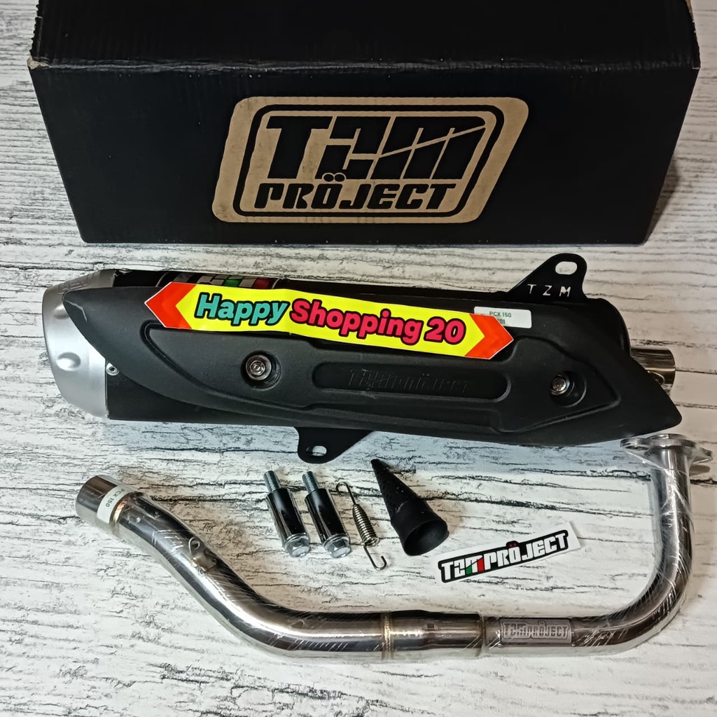 knalpot tzm project racing pcx lokal 150 / knalpot racing tzm pcx 150 / knalpot tzm racing pcx lokal