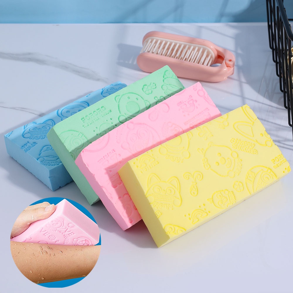 1pc Spons Mandi Ajaib Penghilang Kulit Mati Tubuh Exfoliating Pijat Pembersih Shower Brush Alat Kamar Mandi Untuk Mencuci Tubuh