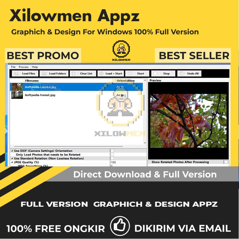[Full Version] IRedSoft Batch JPEG Rotator Pro Design Graphics Lifetime Win OS
