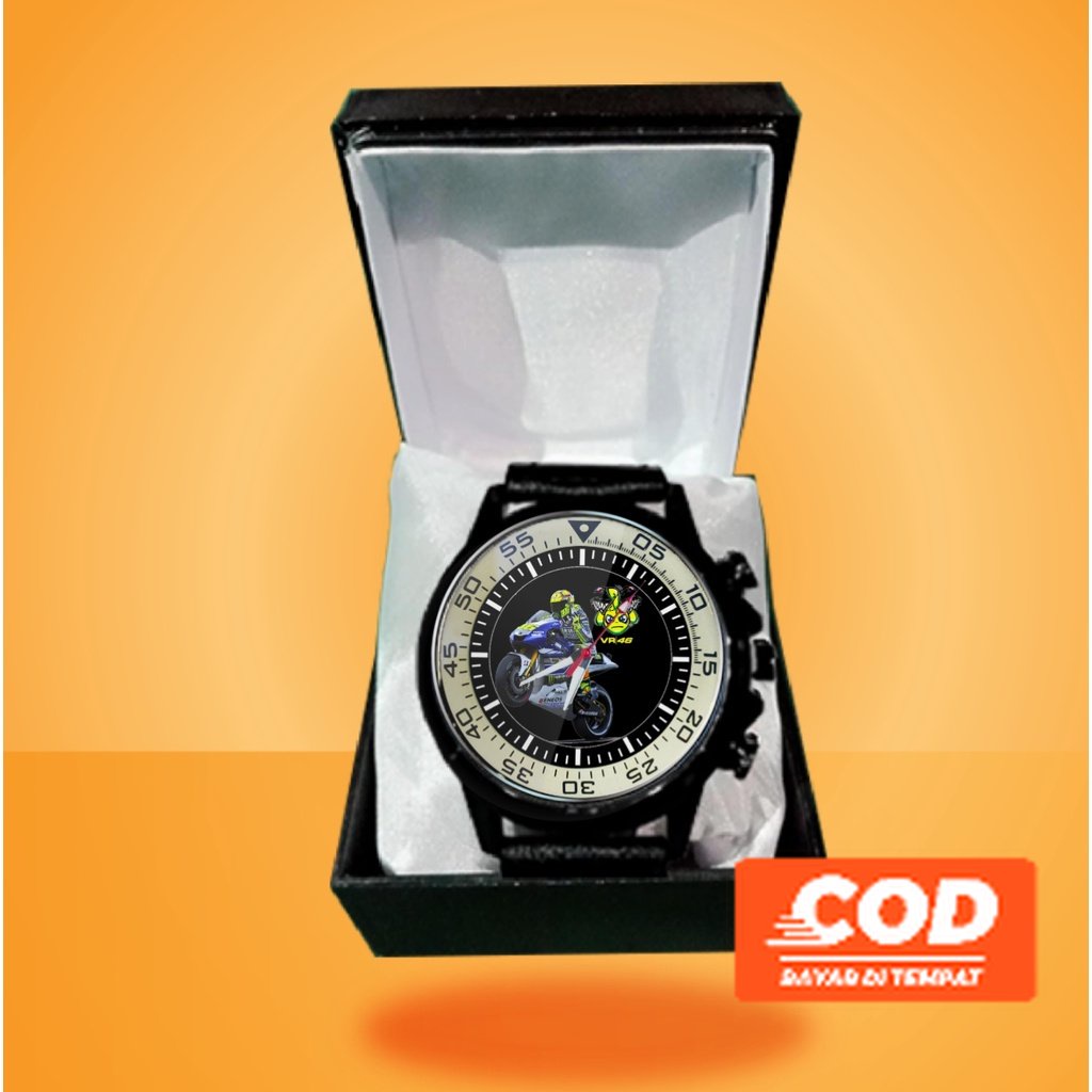 JAM TANGAN CUSTOM VALENTINO ROSSI VR46 KEREN TERMURAH 01