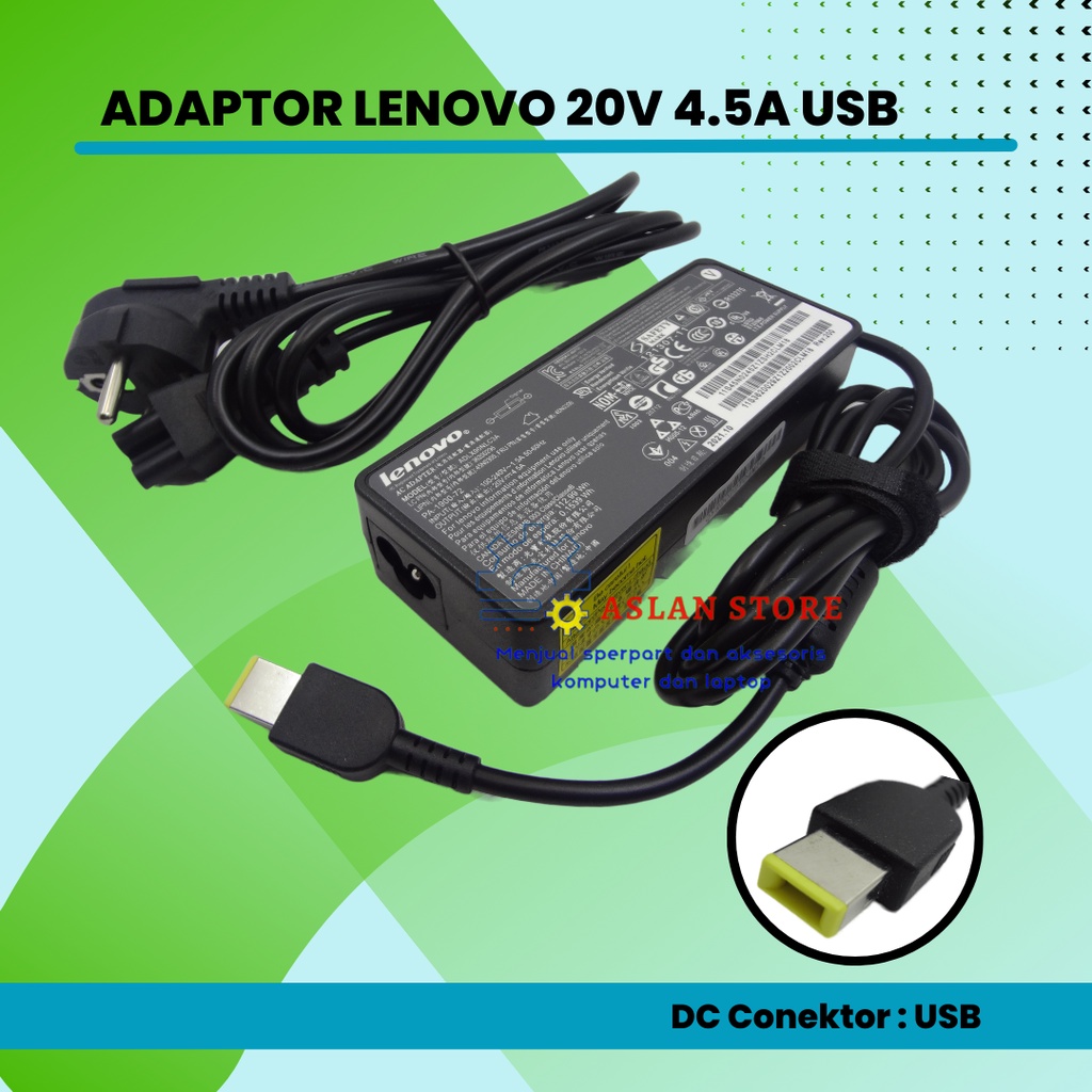 AC Power Adapter 20V 4.5A 90W Adaptor Charger Laptop Lenovo Ideapad S510P Z410 Z510 Z710 B490, B490s S210, S210 S410P, S410P Touch,S510P, S510P