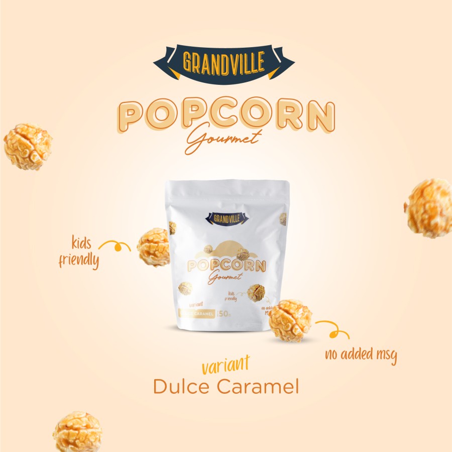 GRANDVILLE POPCORN Gourmet Snack Anak