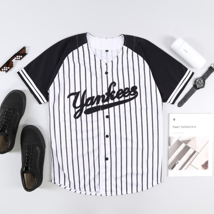 Bisa COD Jersey baseball baju baseball Pria Wanita 64 Original Asli