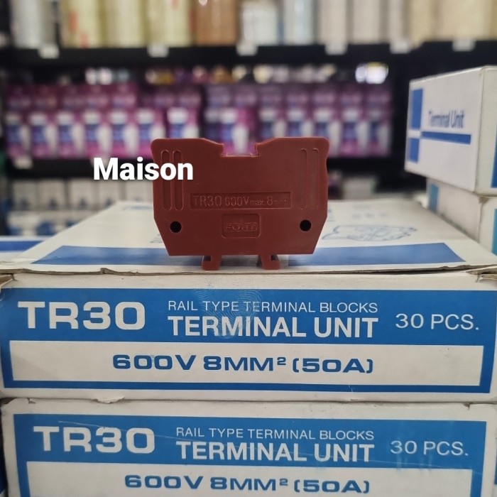 Terminal Block TR30 coklat model kasuga Fort