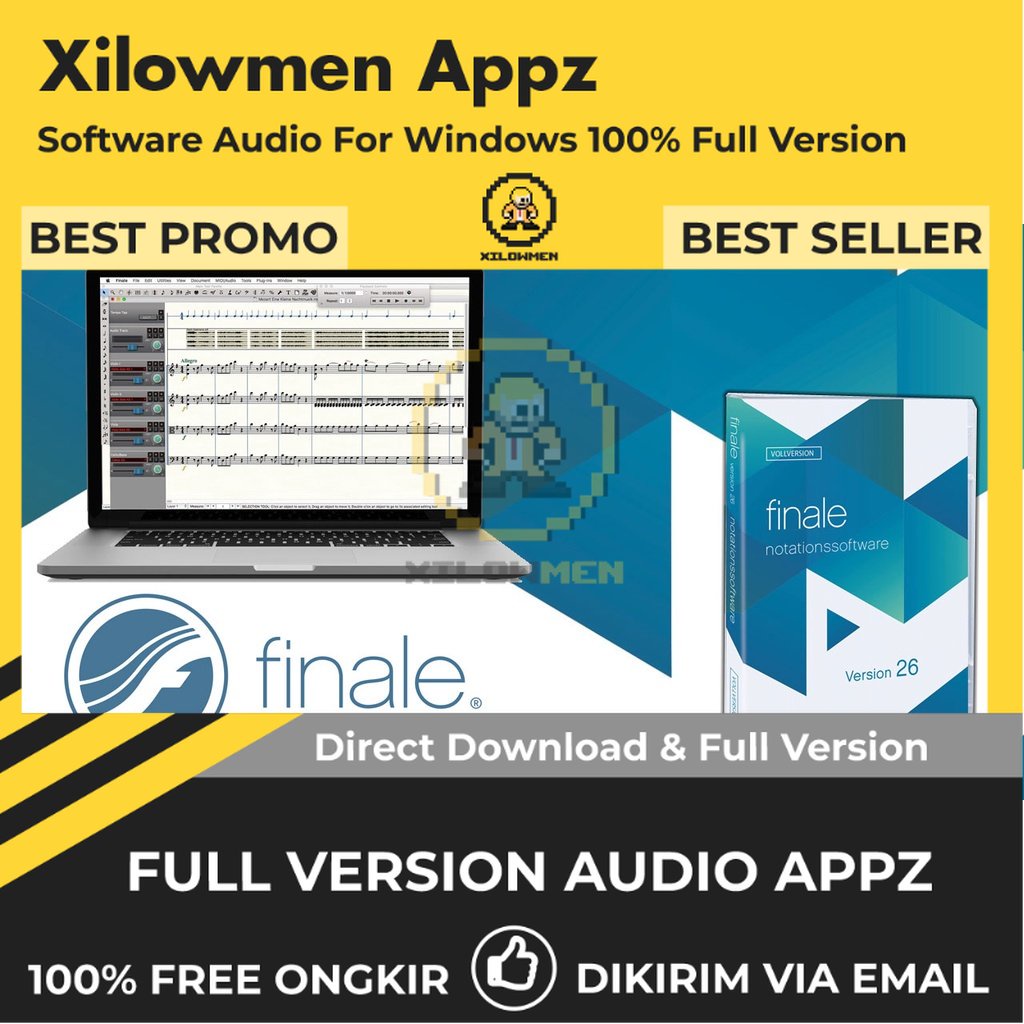 [Full Version] MakeMusic Finale Pro Lifetime Audio Software WIN OS