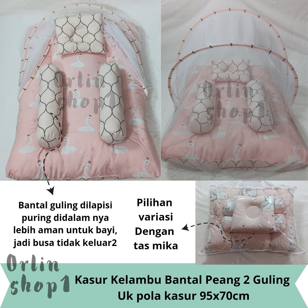 Kasur Bayi Bantal Guling Lipat Kelambu / Kasur bayi kelambu free bantal peang dan dua guling