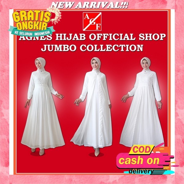 Kringky Dress Midi Dress Muslim Bahan Crinkle (Ukuran M L Xl) Lengan 3/4 Midi Dress Crinkle Dress Ju