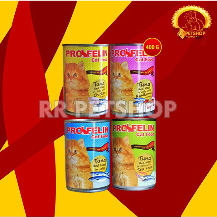 Makanan Kucing Basah Profelin 400 gram Wet Food 400gr