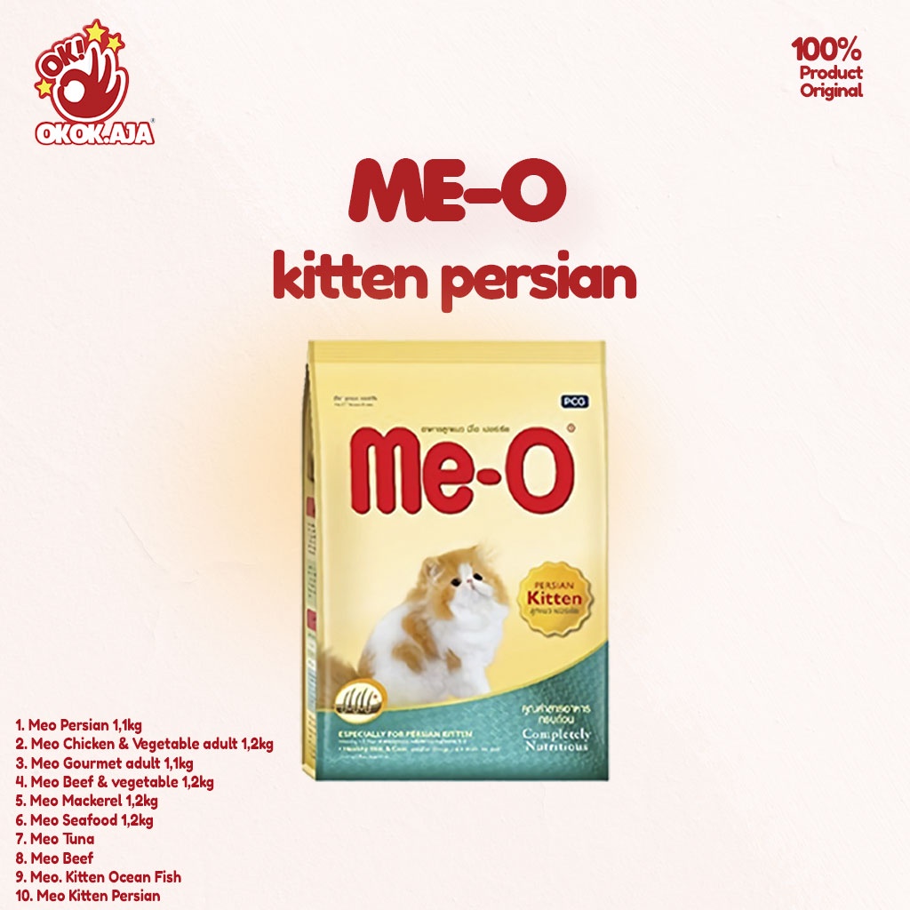 Makanan Kucing kering premium MEO Freshpack 1,1kg s/d 1,2kg