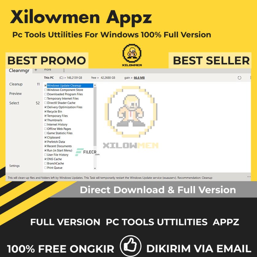 [Full Version] Cleanmgr+ Pro PC Tools Software Utilities Lifetime Win OS