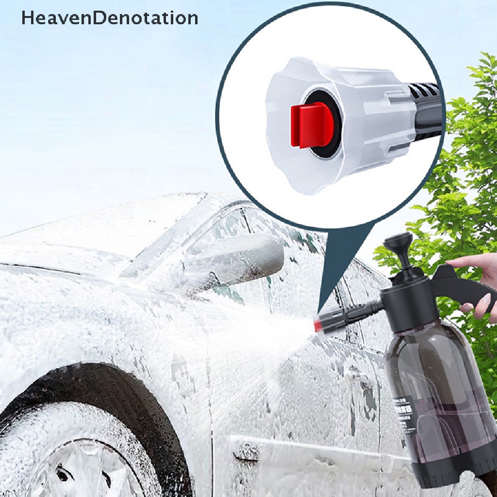 [HeavenDenotation] 2l Alat Cuci Mobil Genggam Busa Watering Can Dengan Kunci Switch Tekanan Udara er HDV