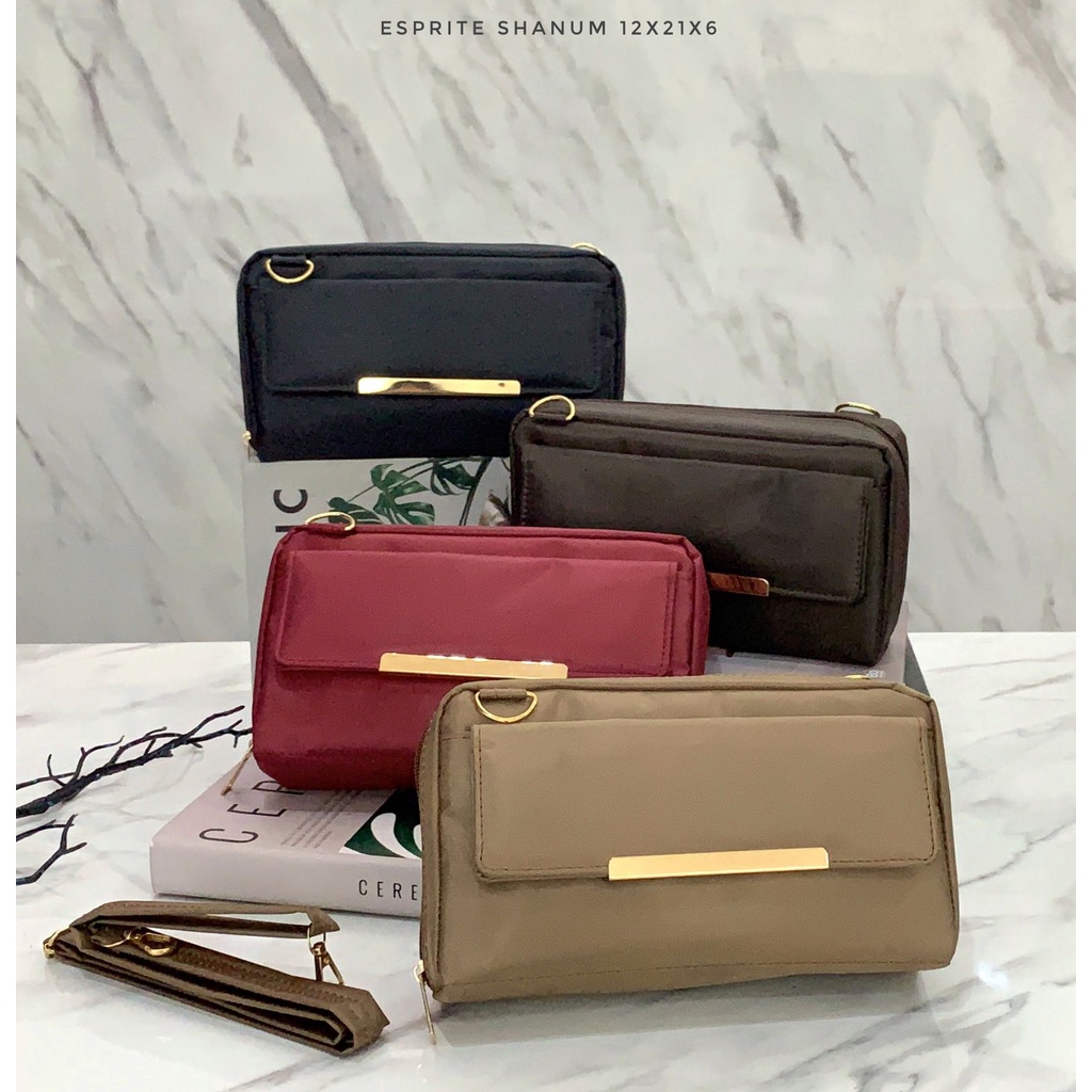 TAS WANITA SELEMPANG / HAND BAG WANITA / WALLET SHANUM ESPRIT