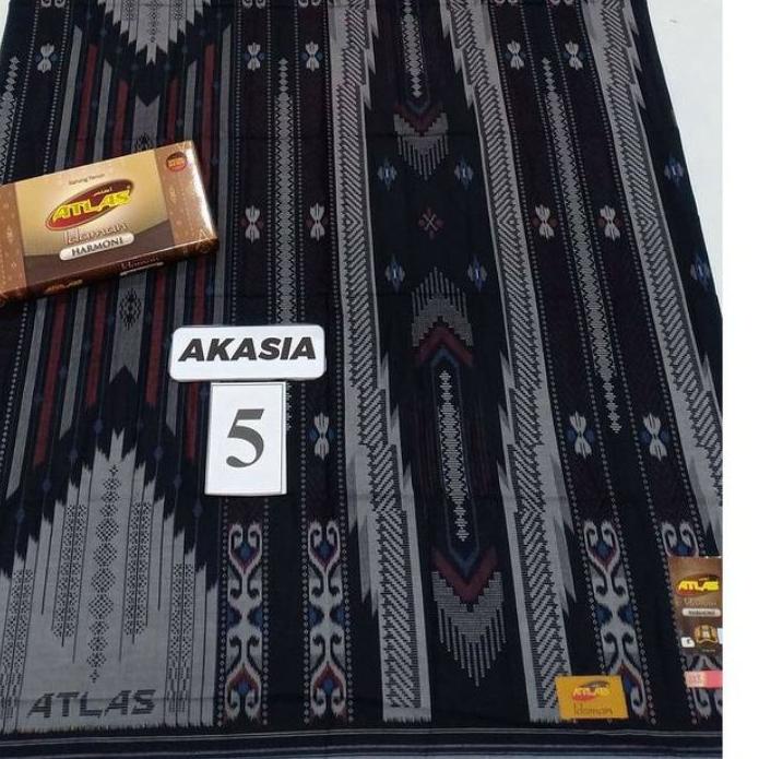 Best Seller (COD) SARUNG TENUN ATLAS IDAMAN HARMONI MOTIF BHS/GARDENIA/ANEMONE »aba❁