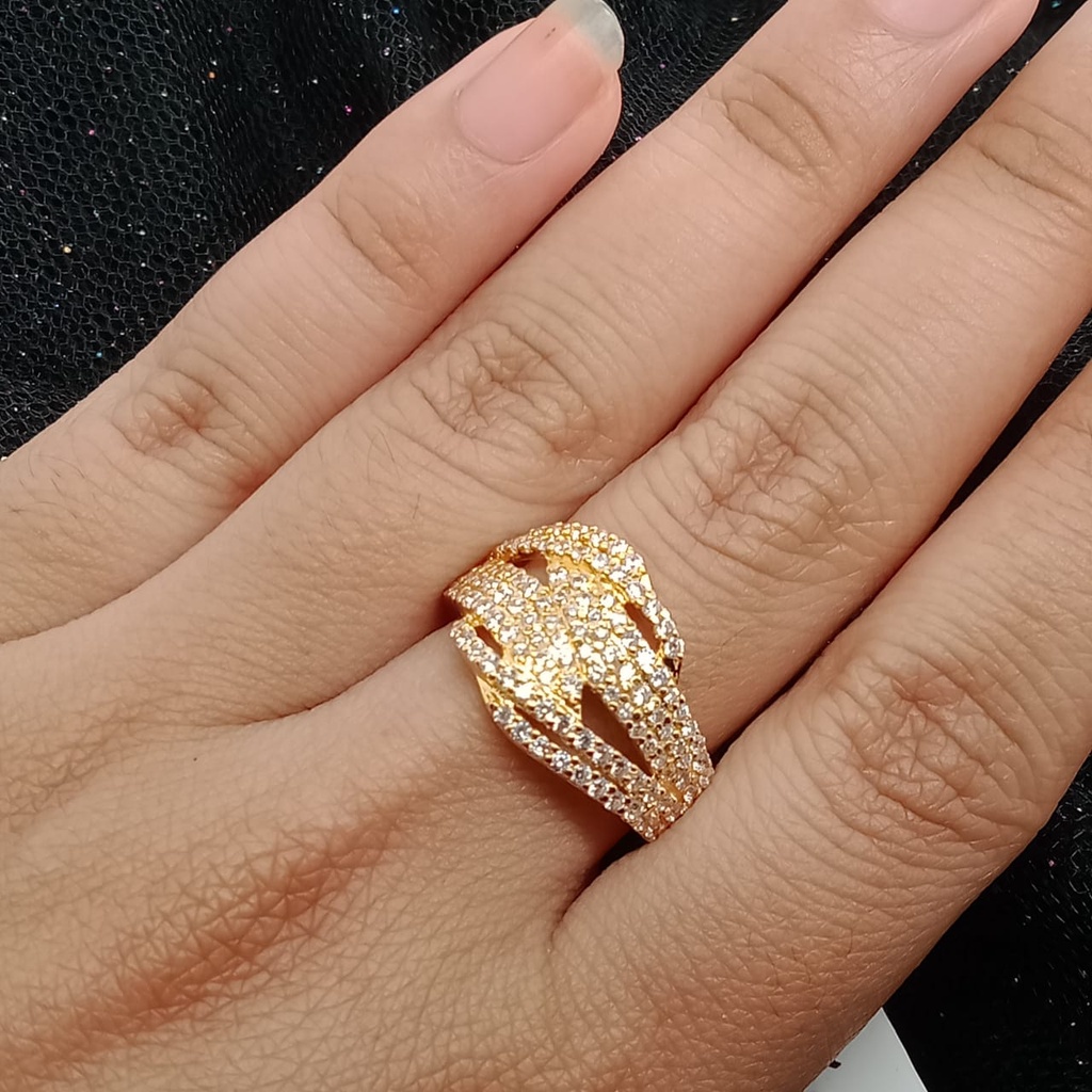 Cincin emas 17k - 3.95 gr kadar 750 - 4150