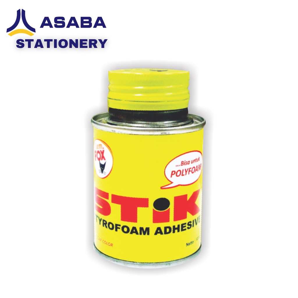 Asaba Stationery - Lem Stik Styrofoam Kaleng 100gr