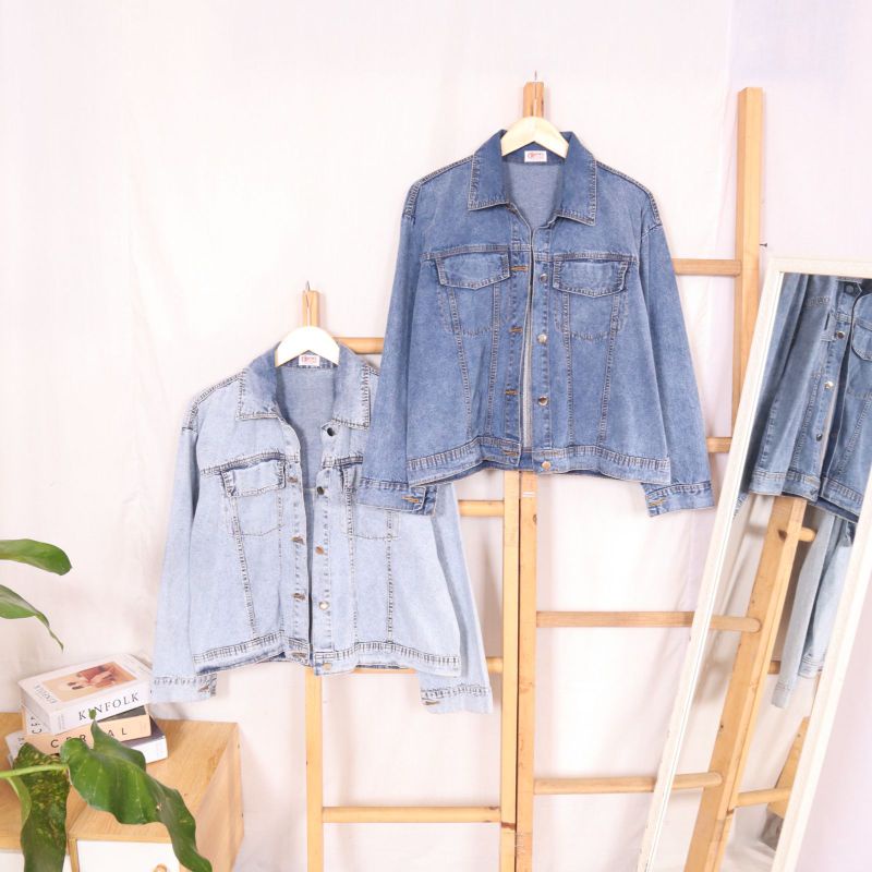 Ciscoapparel - KAI JACKET JEANS - Jacket Wanita - Oversize - Jacket Jeans - Jeans - Bestseller