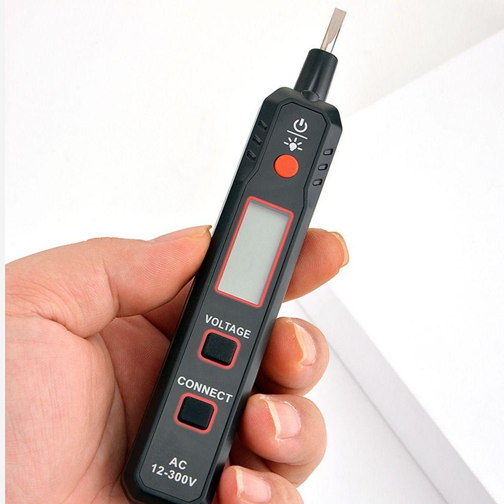 Lanfy Detektor Tegangan Listrik Test Pensil Dengan Senter Digital Tester Sirkuit Tester Indikator Tegangan Multimeter Digital Voltage Tester