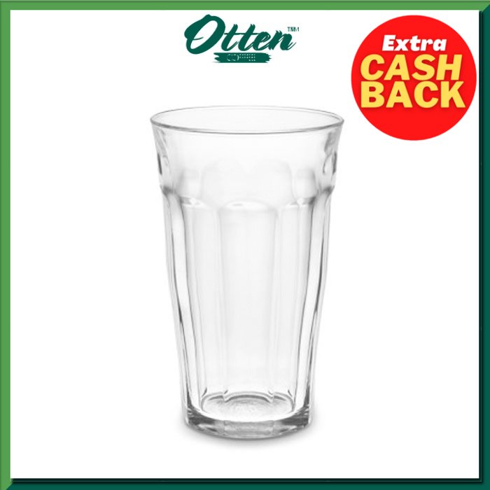 Duralex - Picardie Tumbler 500ml | Glass Coffee Cup / Mug Cangkir Kopi Gelas Kaca Latte Espresso Pic