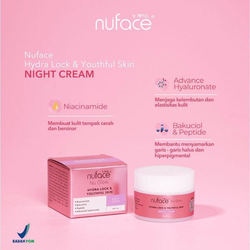 Nuface Nu Glow Hydra Lock &amp; Youthful Skin | Facial Wash - Toner - Serum - Day Cream - Night Cream