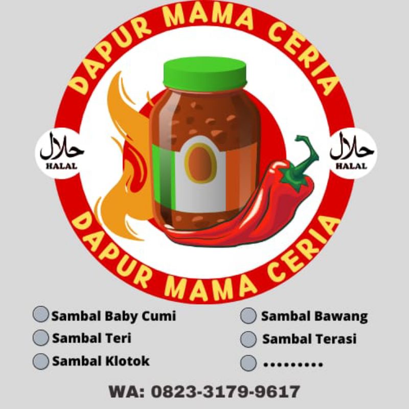 

Sambal Teri/Cumi/Cakalang/Bawang/Terasi